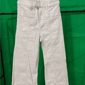 LC Lauren Conrad Cream Flare Pants